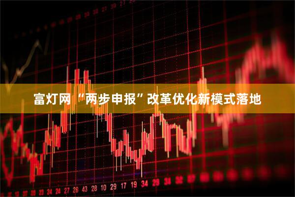 富灯网 “两步申报”改革优化新模式落地
